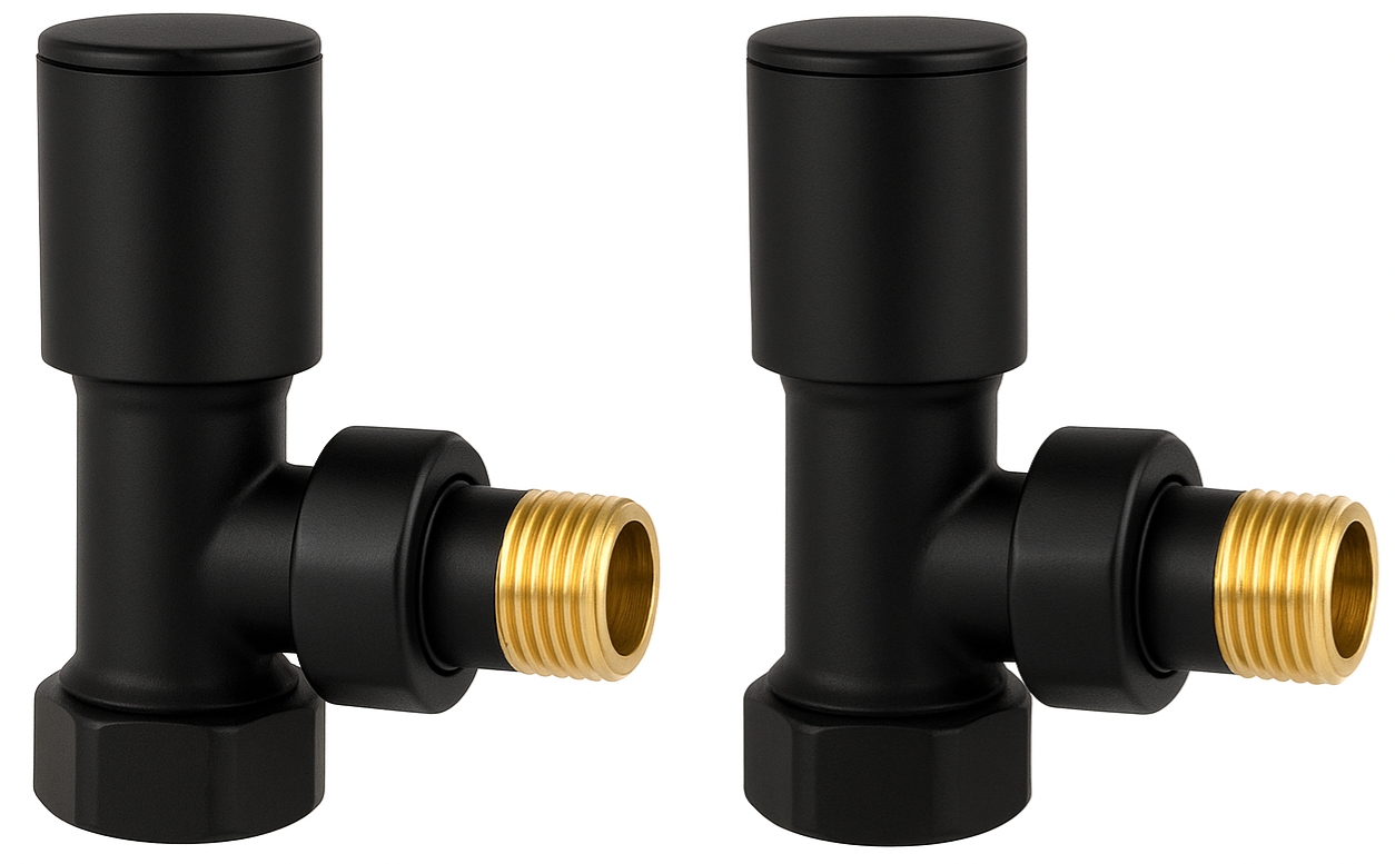 Комплект кранов Warm Well VAW 1/2" Black цена 1296 грн - фотография 2