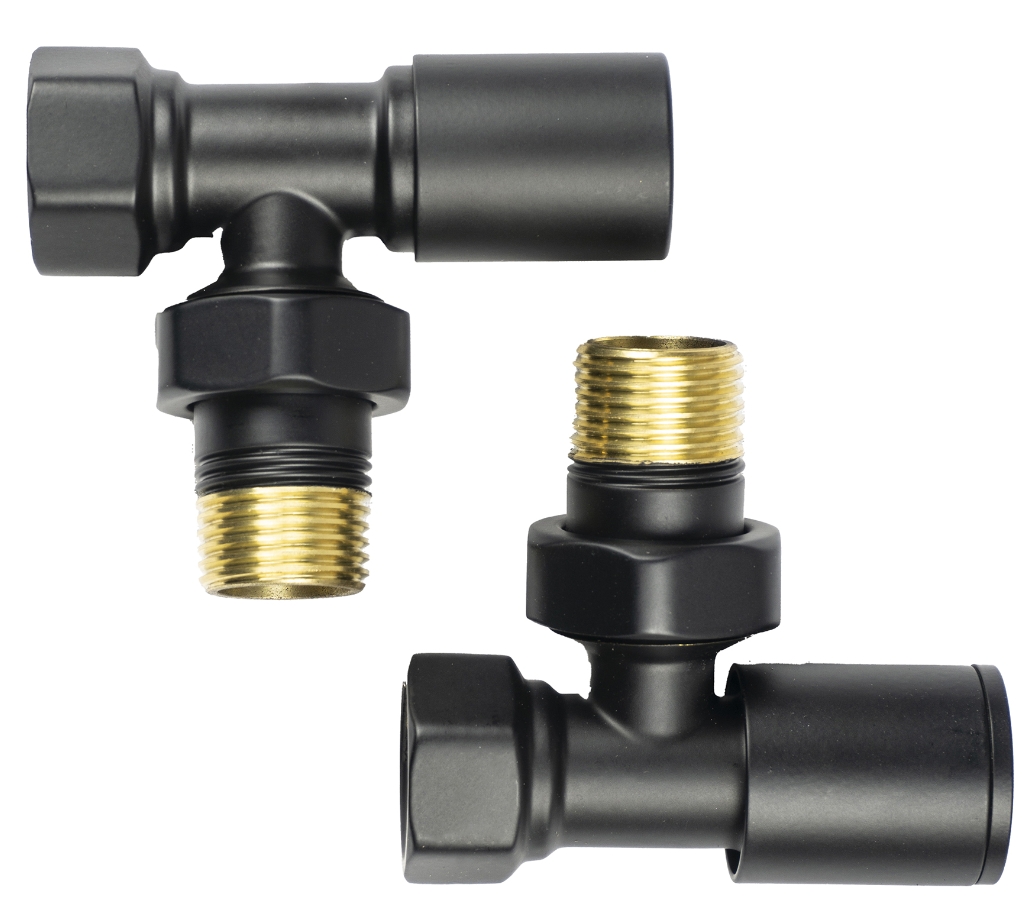 Комплект кранов Warm Well VAW 1/2" Black