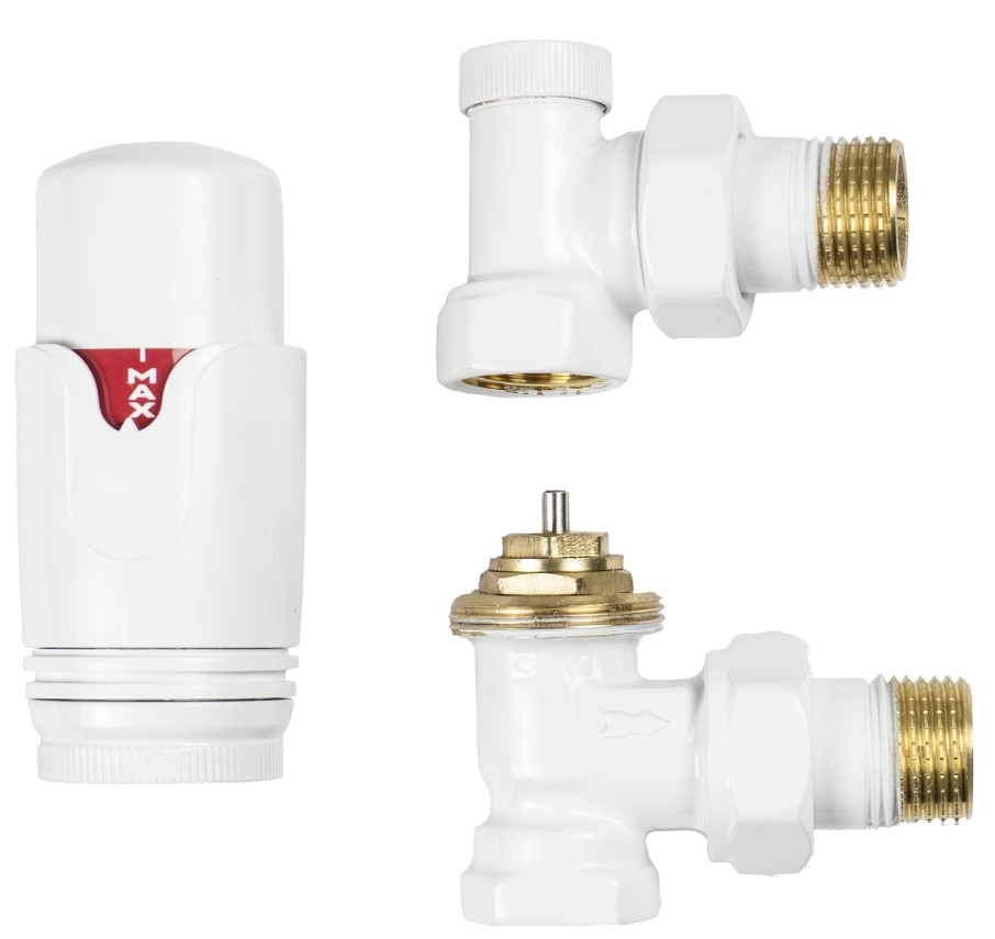 Комплект термостатический Warm Well TRVW 1/2" White цена 1620 грн - фотография 2