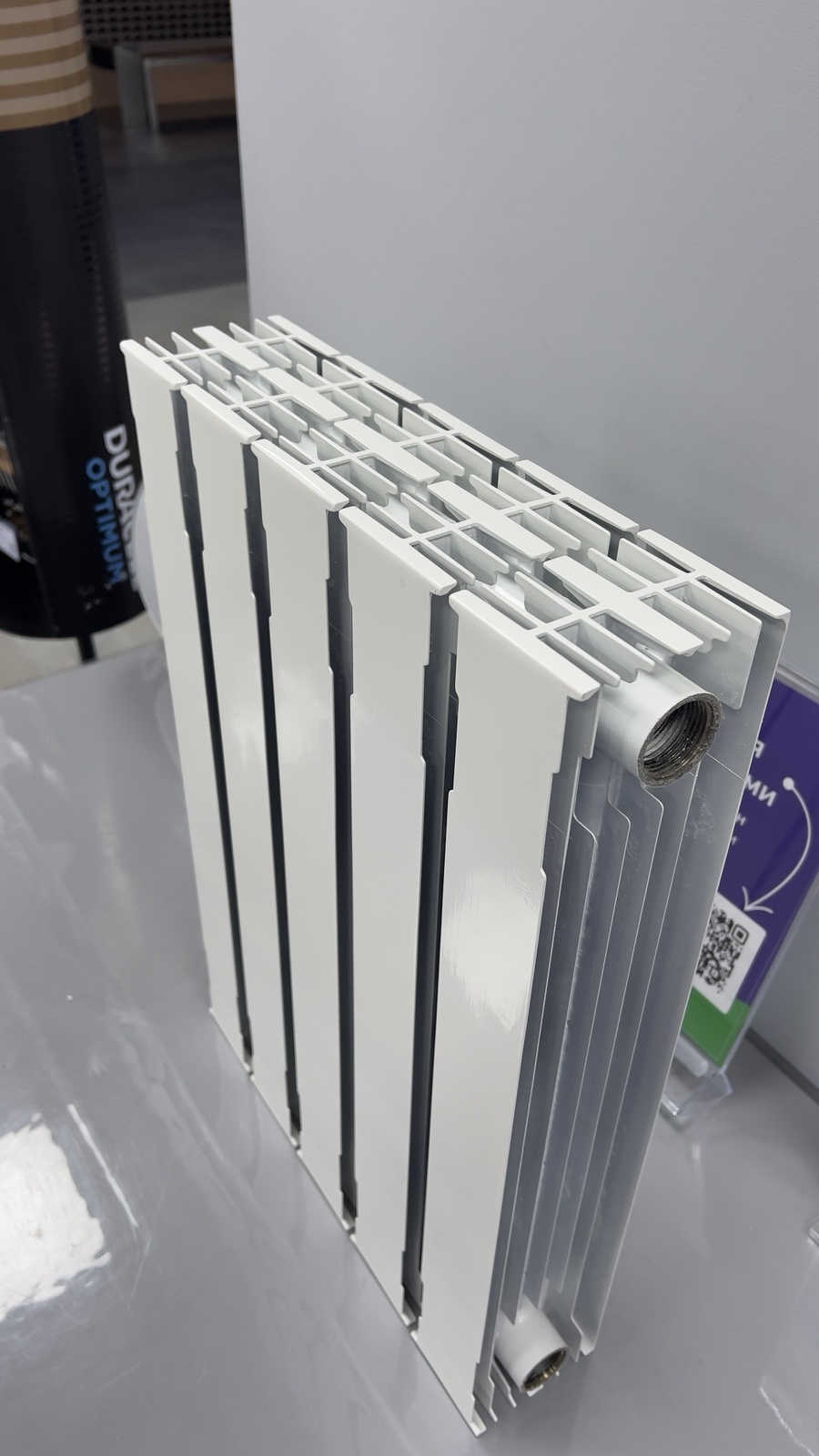 Радіатор для опалення Queen Therm 500/100 Vertical/Horizonta (кратно 10) уцінка ціна 296 грн - фотографія 2