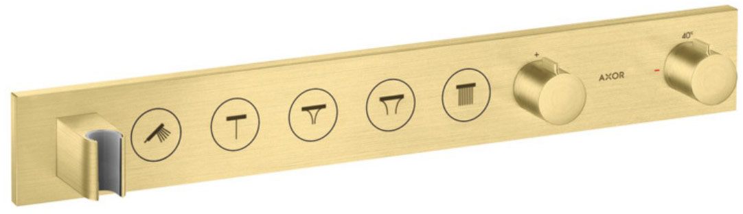 Зовнішня частина змішувача Axor Select Brushed Brass 18358950