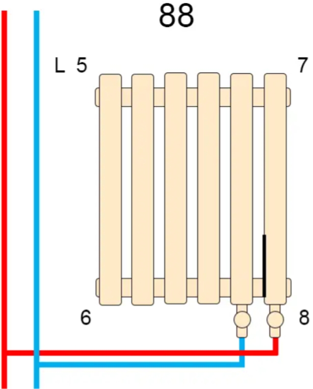 Радіатор для опалення Warm Well Column 3 575x830 (CL305783MB) чорний відгуки - зображення 5