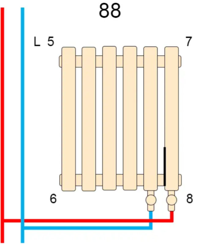 Радіатор для опалення Warm Well Column 3 575x560 (CL305756MB) чорний відгуки - зображення 5