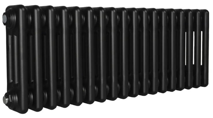 Радиатор для отопления Warm Well Column 3 300x830 (CL303083MBS) черный цена 9396 грн - фотография 2