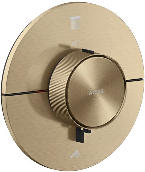 Внешняя часть смесителя Axor ShowerSelect ID Round Brushed Bronze 36750140