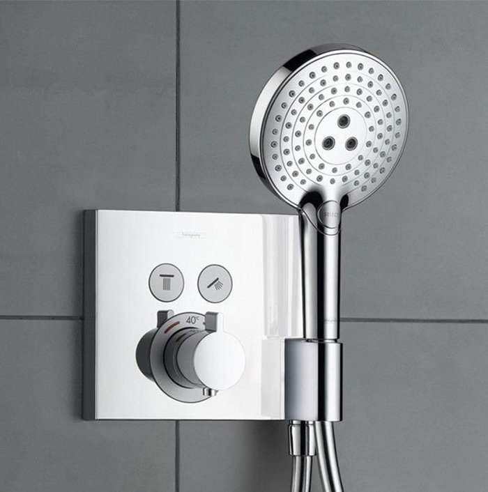 Зовнішня частина змішувача Axor ShowerSelect Chrome 36712000 ціна 57177 грн - фотографія 2