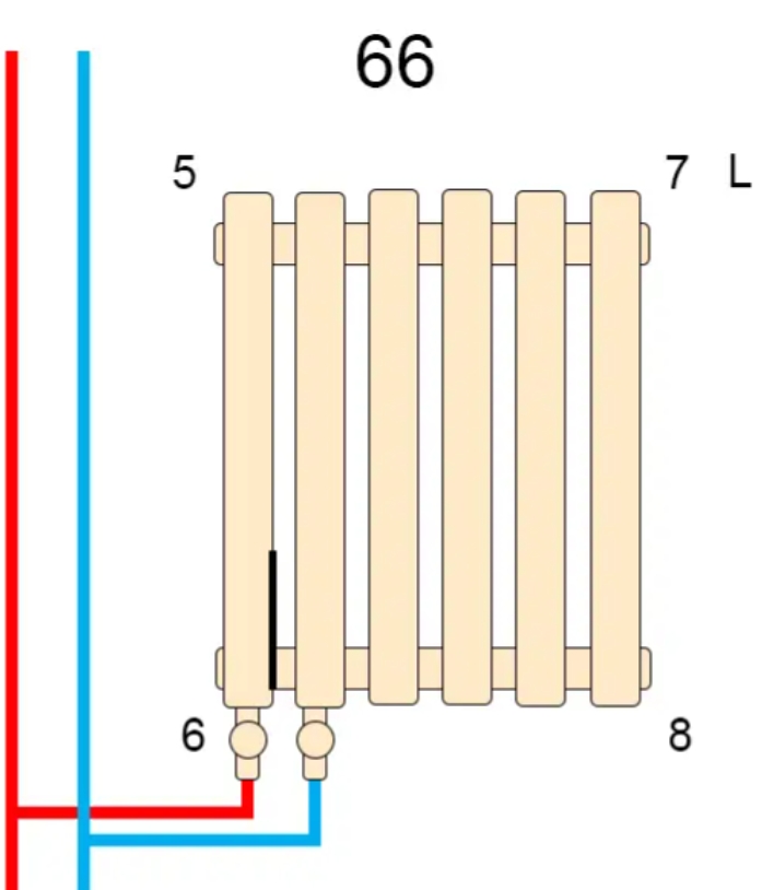 продаємо Warm Well Column 3 575x1190 (CL305711MB) чорний в Україні - фото 4