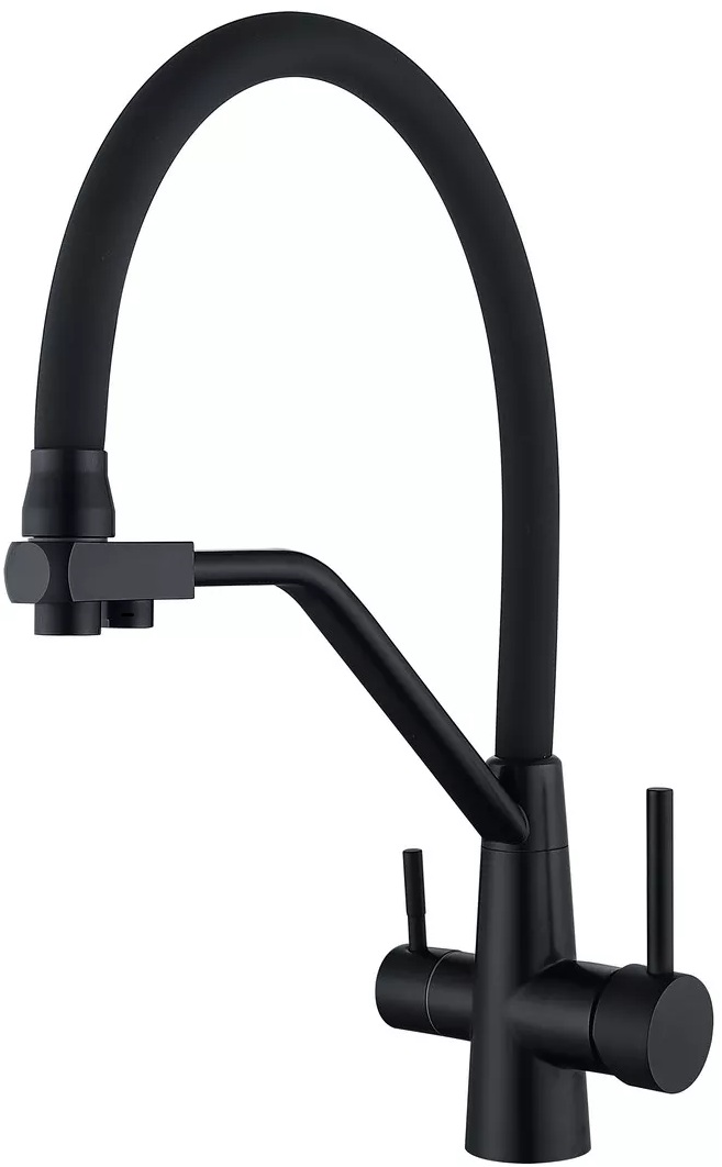 Смеситель для кухни Wezer INX4A-08-BLACK