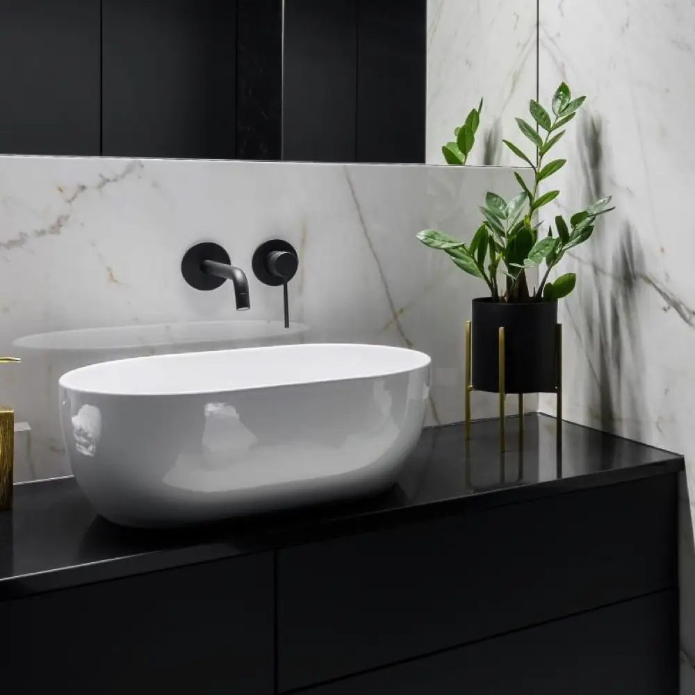 Змішувач для умивальника Wezer EKO10A-01-BLACK ціна 0 грн - фотографія 2