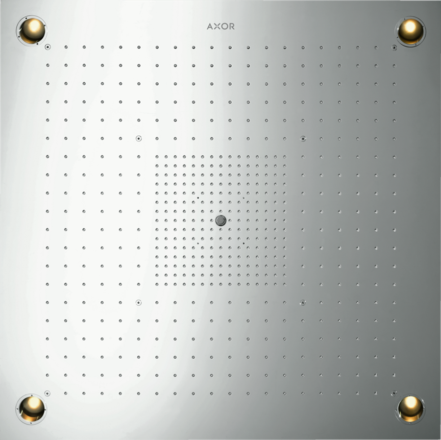 Верхний душ Axor ShowerHeaven 970х970 3jet Stainless Steel Optic 10623800