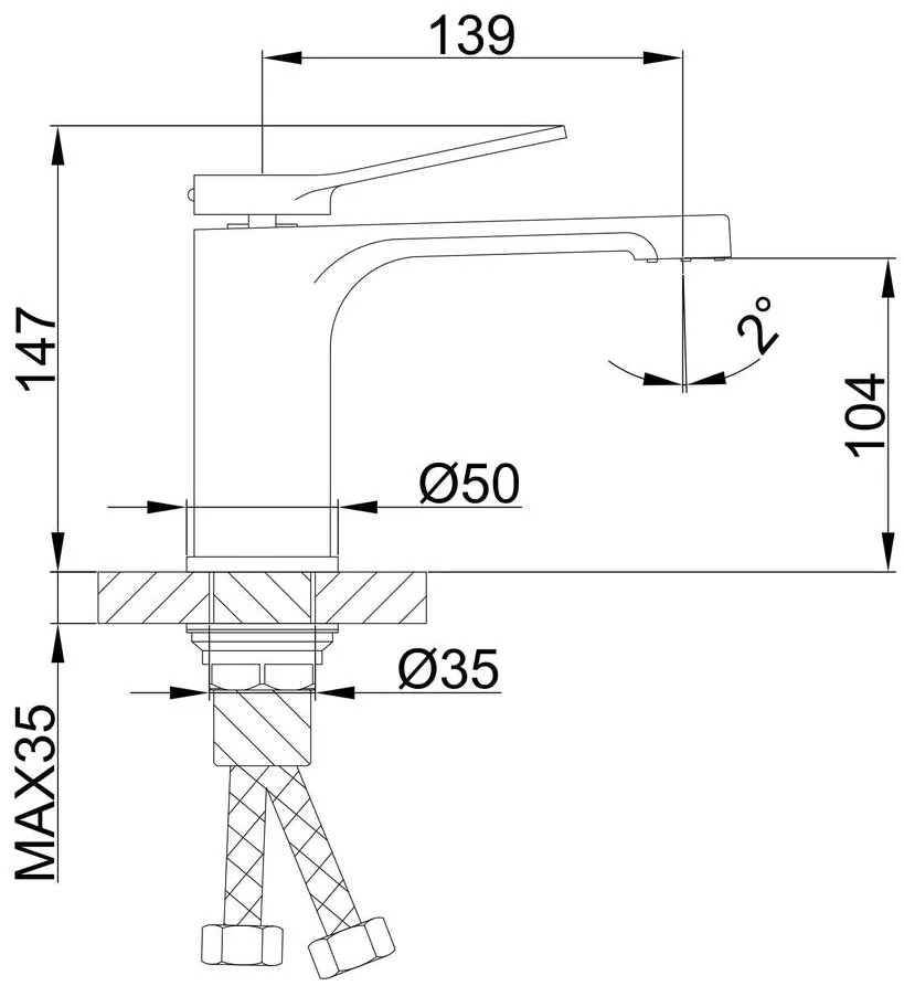 Frap F1045 (1033847) Габаритні розміри