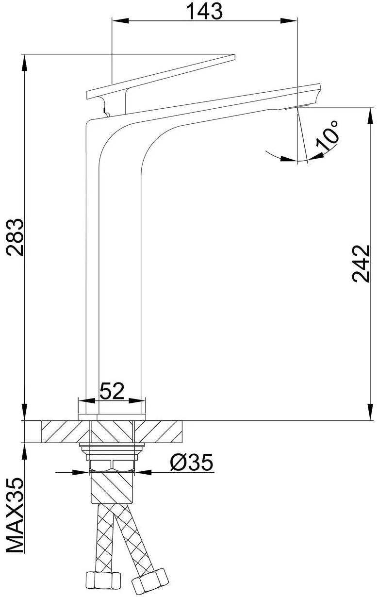 Frap F1057-2 (1037330) Габаритні розміри
