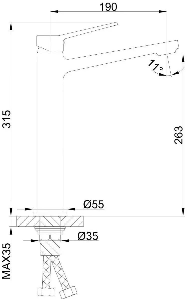 Frap F1061-2 (1042380) Габаритні розміри