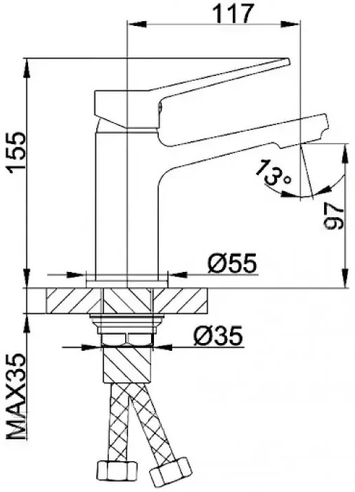 Frap F1062 (1042381) Габаритні розміри