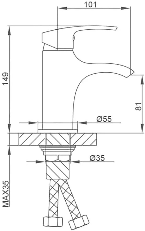 Frap F1069 (1045043) Габаритні розміри