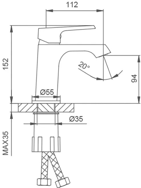 Frap F1071-9 (1045053) Габаритні розміри