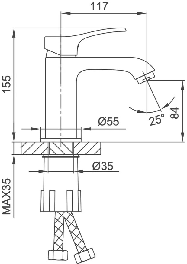 Frap F1075 (1046085) Габаритні розміри