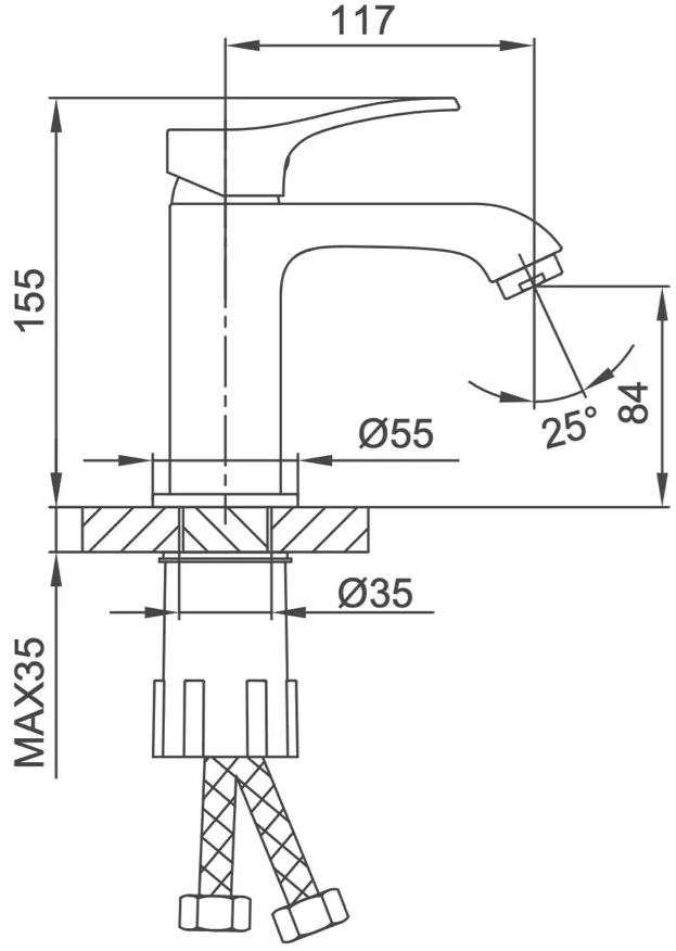 Frap F1075-9 (1046086) Габаритні розміри