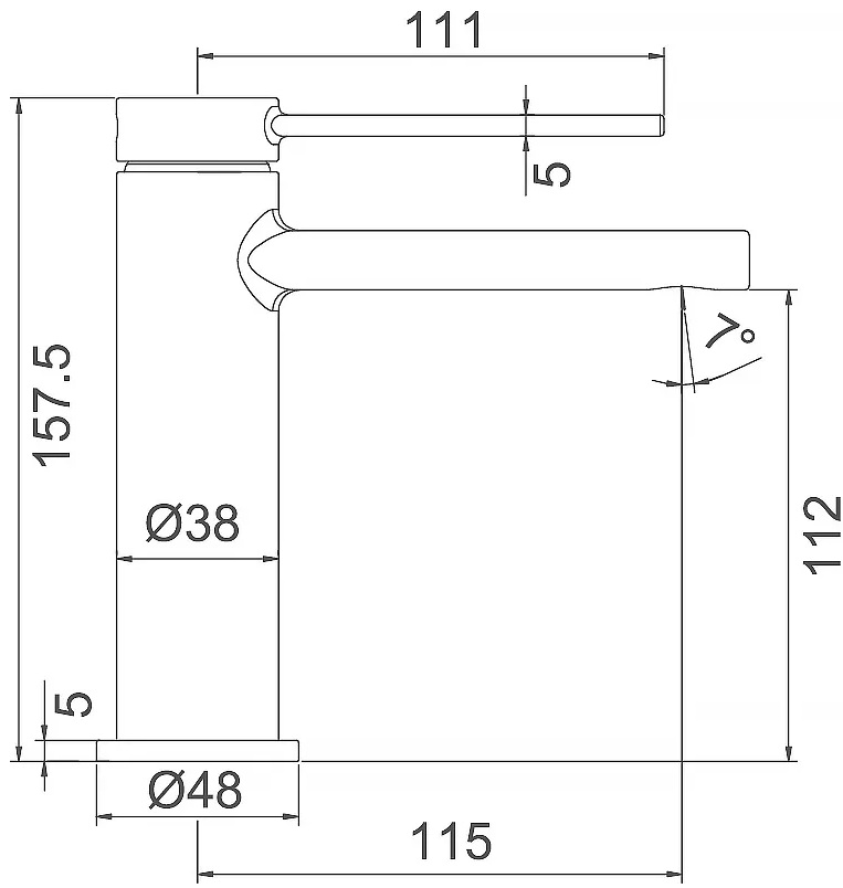Frap F1067-6 (1047101) Габаритні розміри