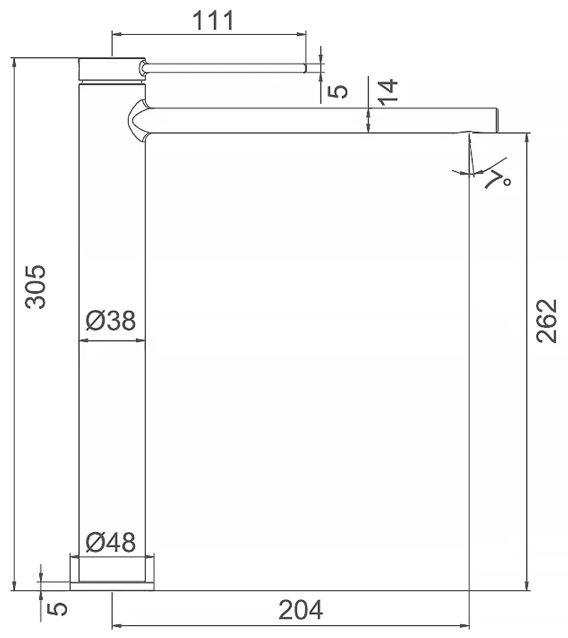 Frap F1067-62 (1047102) Габаритні розміри