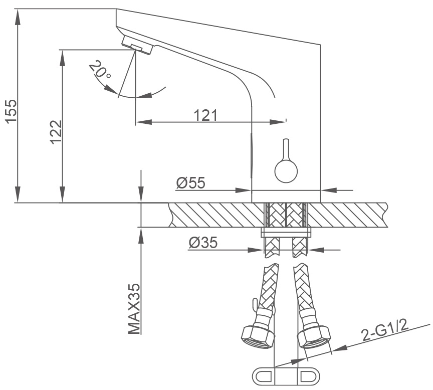 Frap F513 (1055779) Габаритные размеры