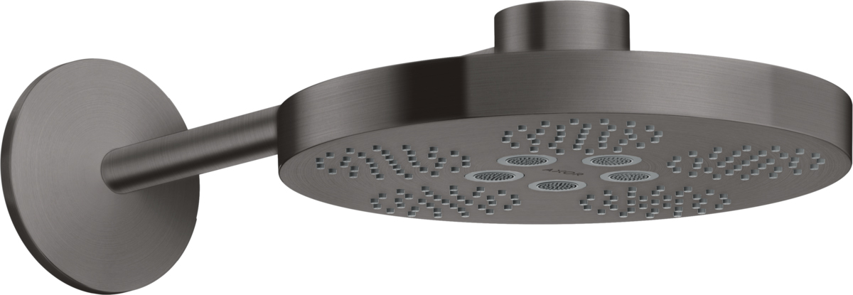 Верхній душ Axor One 280 2jet Brushed Black Chrome 48492340