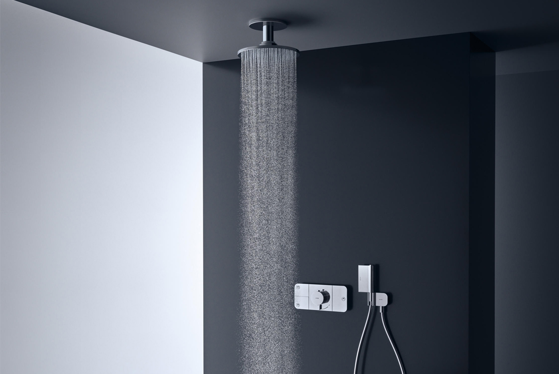 Верхній душ Axor One 280 2jet Chrome 48494000 ціна 66832 грн - фотографія 2