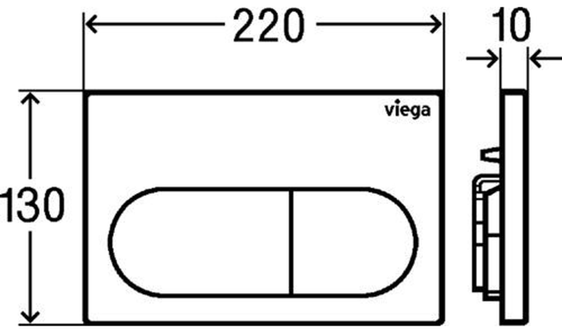 Viega Prevista для Visign for Life 6 (773755) Габаритні розміри