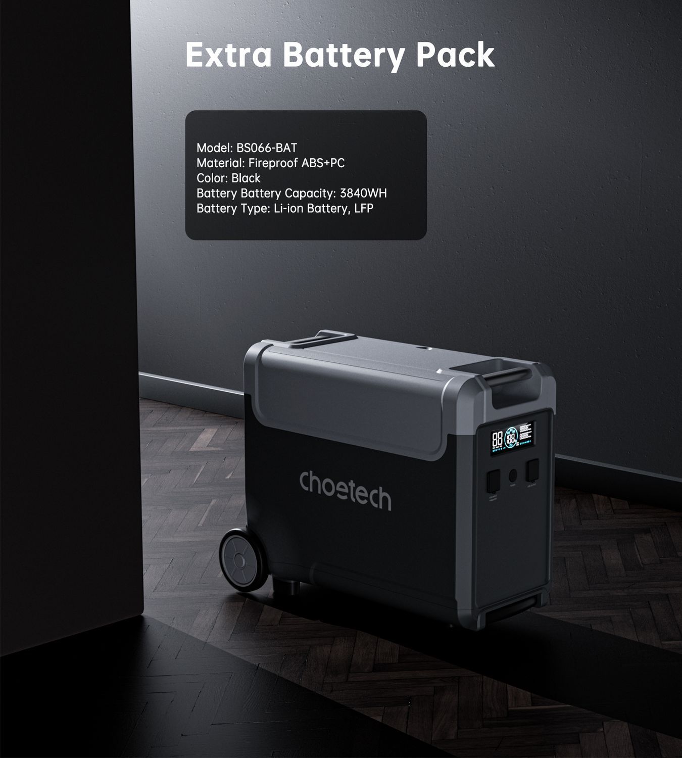 Портативная зарядная станция Choetech 3600W parallel LiFePO4 (BS066-Main) инструкция - изображение 6