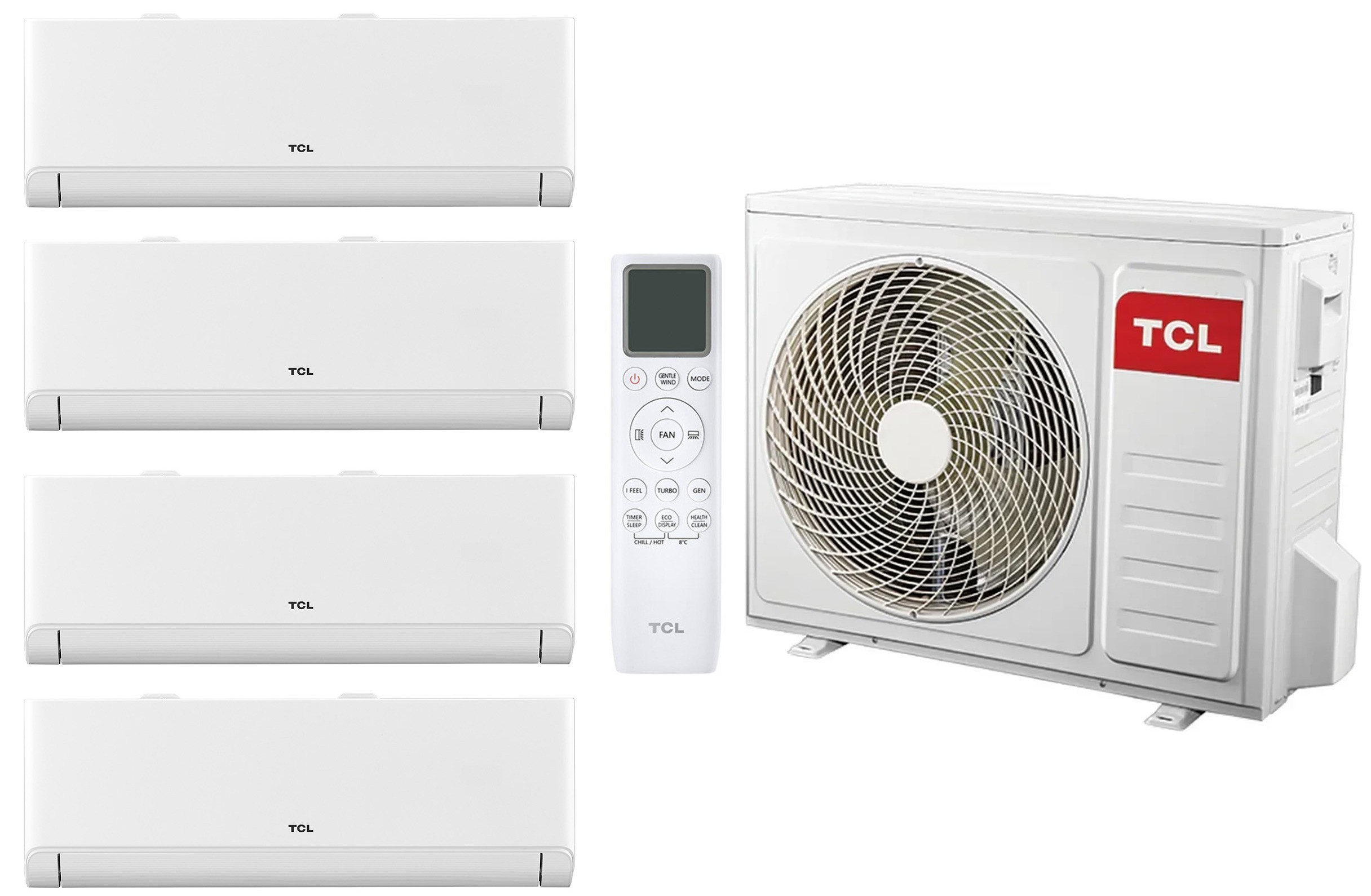 Комплект мультиспліт системи TCL BreezeIN TPH11 Multi 32 (9+9+9+9)