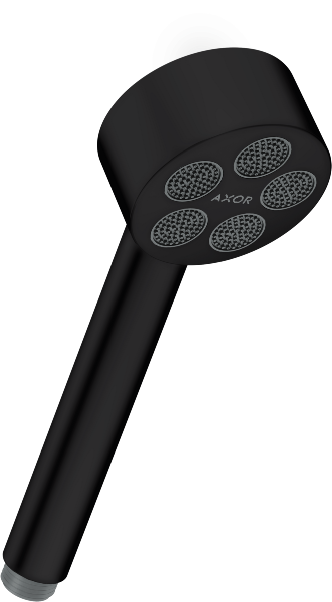 Лейка для ручного душа Axor One 75 1jet EcoSmart Matt Black 48651670