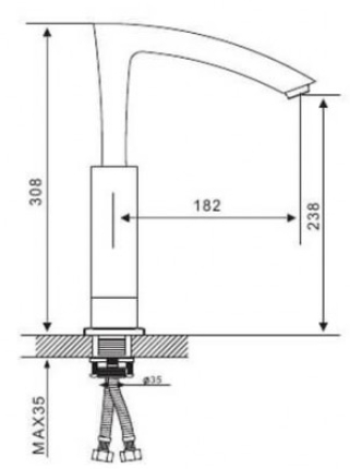 Gappo G4007 (1033983) Габаритные размеры