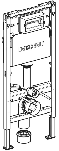 Інсталяція для унітазу Geberit Duofix BasicDelta 111.153.00.3 ціна 6237 грн - фотографія 2