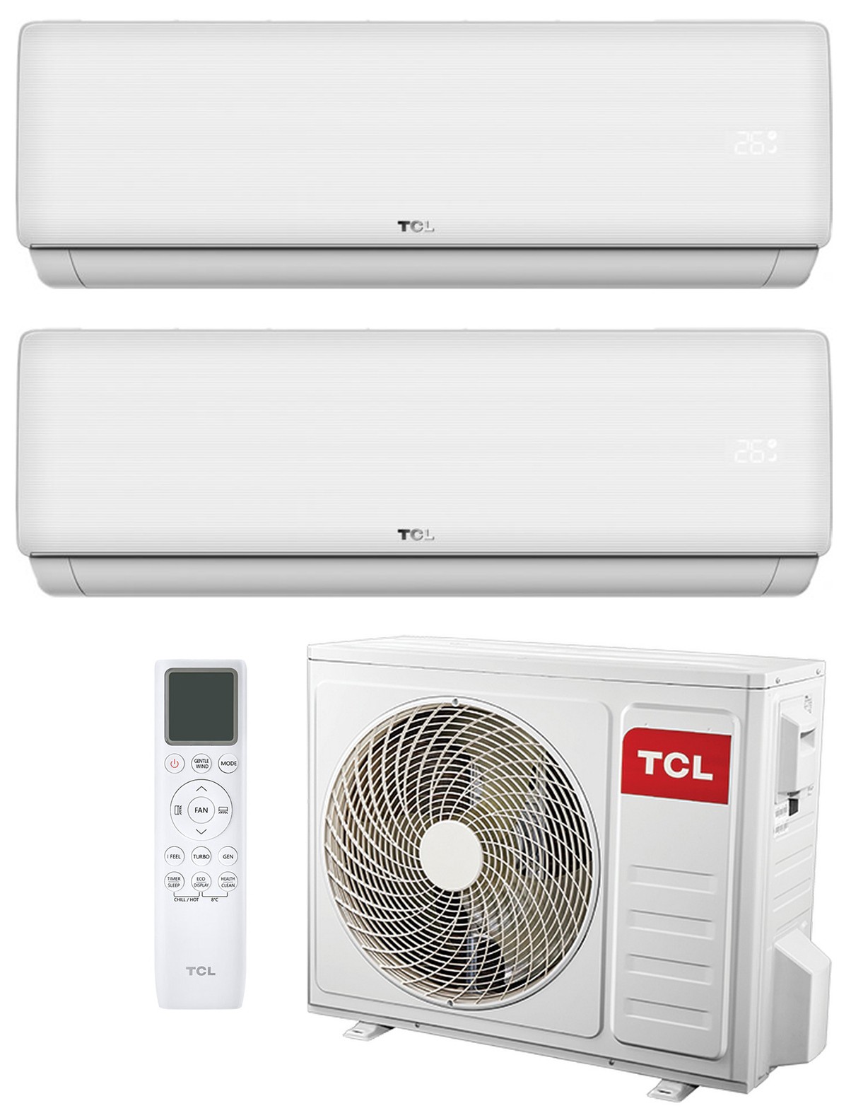 Відгуки комплект мультиспліт системи TCL Elite XAB1 White Multi 18 (9+12) в Україні