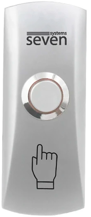 Кнопка выхода Seven K-7492 Gray