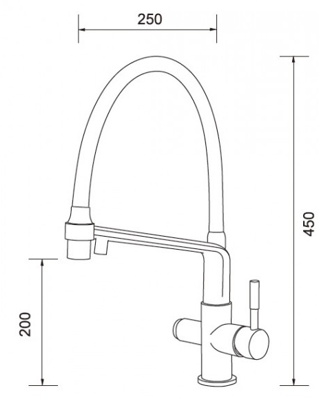Gappo G4398-7 (1034046) Габаритные размеры