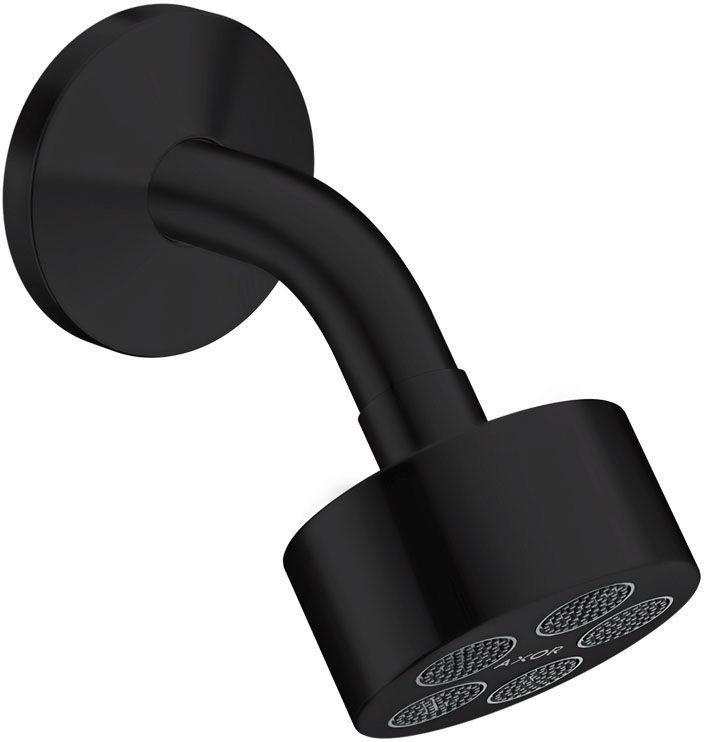 Верхній душ Axor One 75 1jet EcoSmart Matt Black 48490670