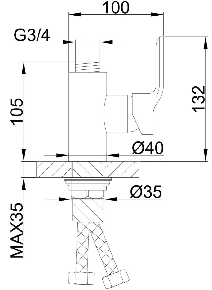 Frap F4353 (1034161) Габаритні розміри