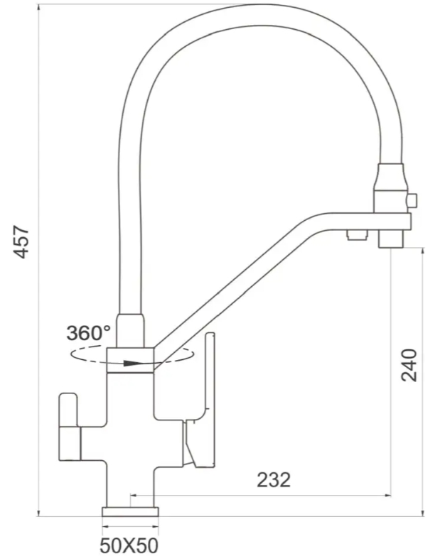 Gappo G4317-6 (1034236) Габаритные размеры