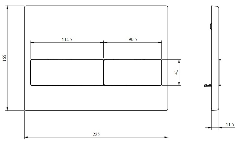 Koller Pool Dune 1200SL: KP-112-001 + RN-0520-RQ3 + KP-226-001 Габаритні розміри