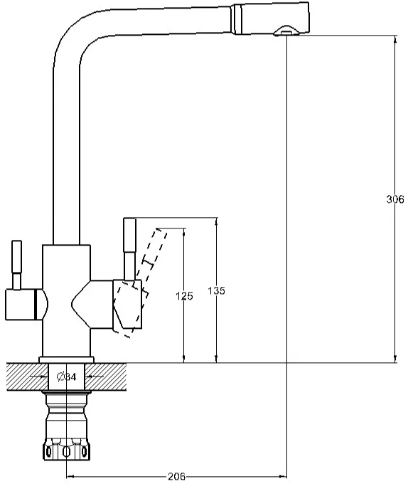 Wezer EKO4C-01F (1034644) Габаритні розміри