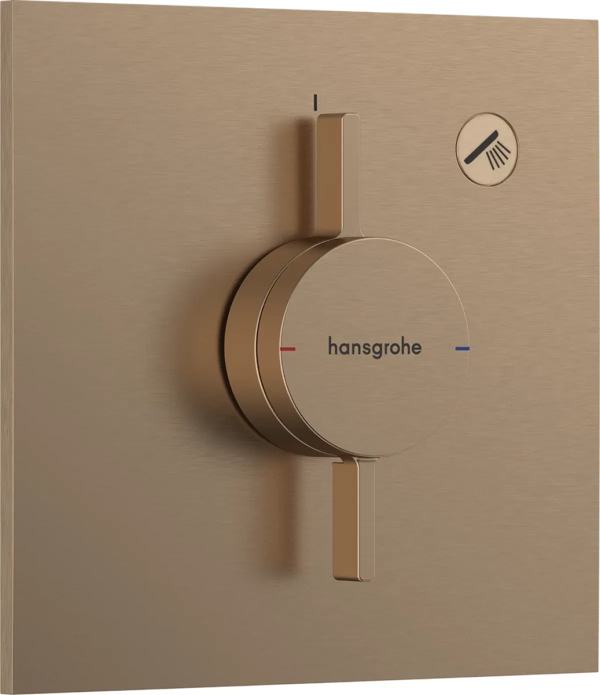 Внешняя часть смесителя Hansgrohe DuoTurn E Brushed Bronze 75617140