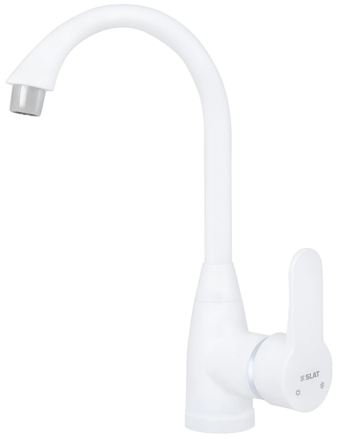Смеситель для умывальника Slat RST4-03-white/SLT-C011W