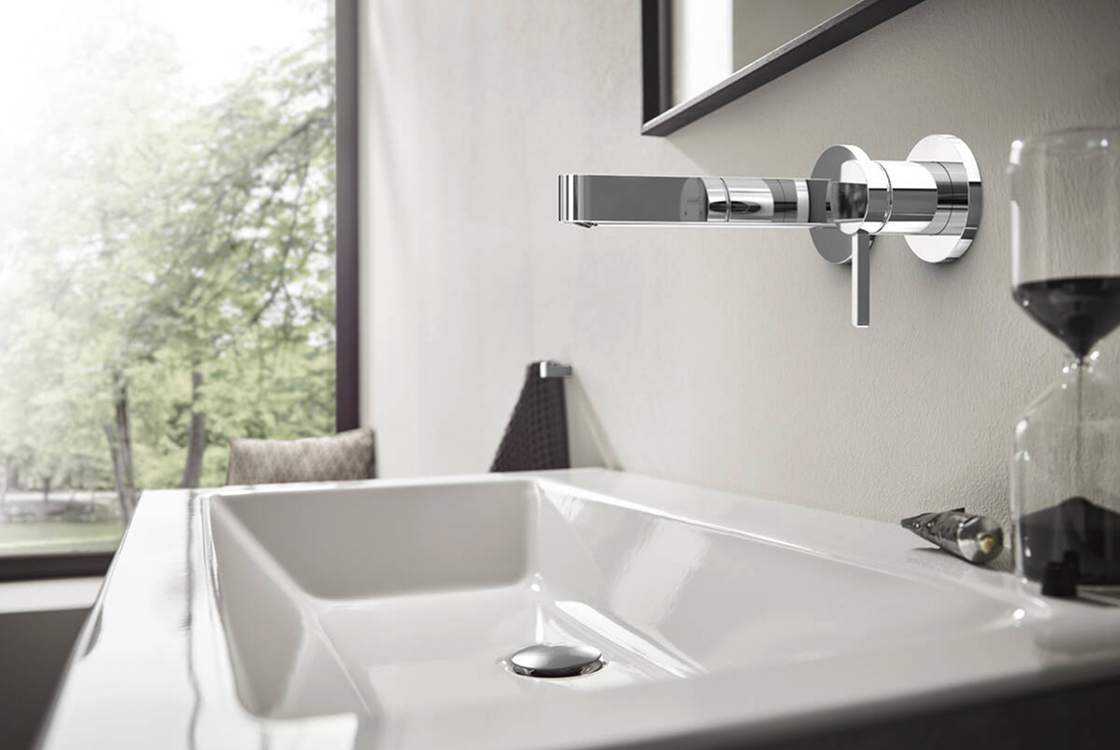 Внешняя часть смесителя для раковины Hansgrohe Finoris Chrome 76051000 цена 15705 грн - фотография 2