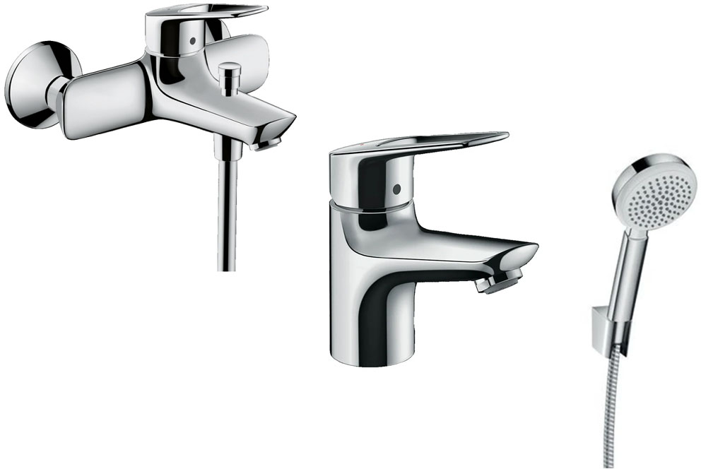 Набор смесителей Hansgrohe Novus Loop 70 CoolStart (71084+7134+26768400) 71084111