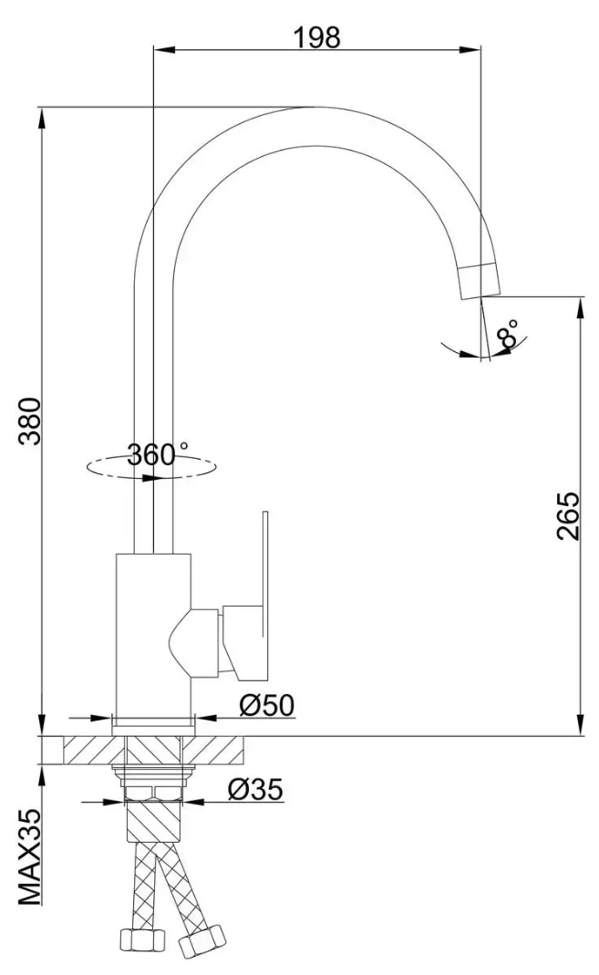 Frap F4048 (1036107) Габаритні розміри