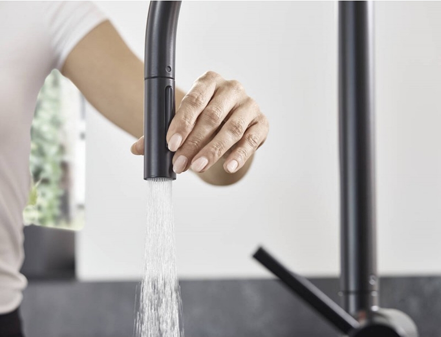 Смеситель для кухни Hansgrohe Talis M54 Black Matt 72801670 отзывы - изображения 5