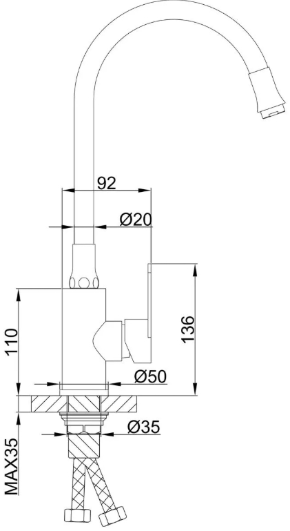 Frap F4448 (1036109) Габаритні розміри