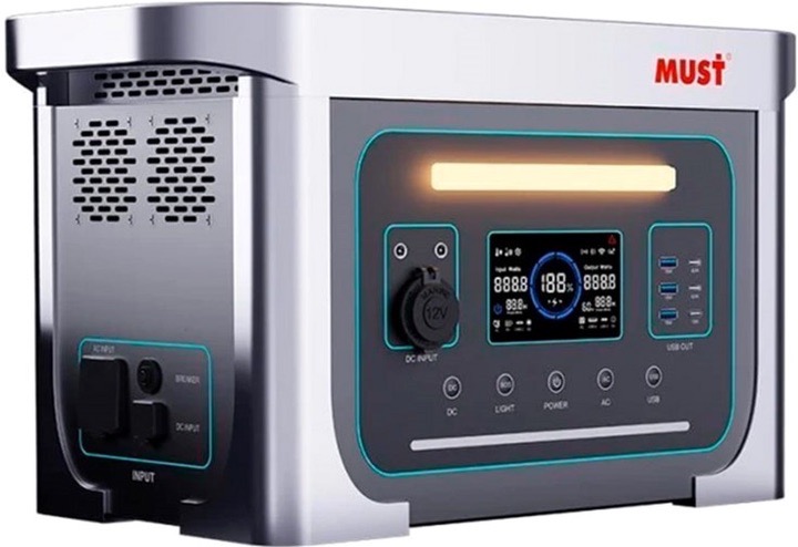 Портативна зарядна станція Must 1000W, 1280WH (EM1024S) ціна 30940 грн - фотографія 2