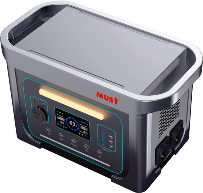 в продажу Портативна зарядна станція Must 1000W, 1280WH (EM1024S) - фото 3